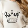 Royal Emblem Illustration A vector illustration of a gold crown with intricate details and ornate designs.