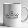 Royal Design Vector A digital vector design of a crown in various styles, ideal for Cricut cutting machines or laser cutters.