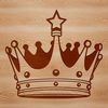 Regal Vector Graphics Vector illustration of a crown, suitable for various cutting machines and digital design applications.