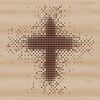 Free to Use Cross Image A stylized vector image of a Christian crucifix with intricate details, suitable for various uses.
