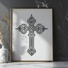 Ornate Cross Clipart - Free PDF Download