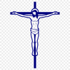 Artistic Crucifix Vector Image