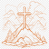 Unique Cross In DXF - Free Download