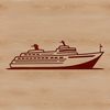 Luxury Vessel Under Sail A large nautical cruise ship navigating through calm waters under clear blue skies.