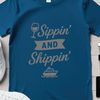 Cruise Ship Fun Quote Graphics A cartoon illustration of a cruise ship with inspirational quotes written in a playful font.