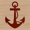 Nautical Silhouette for Personal Projects A stylized silhouette of a sailboat on calm waters, ideal for nautical-themed projects.