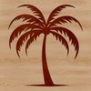 Tropical Getaway SVG Clip Art A nautical-themed cruise ship illustration under a palm tree.