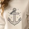 Unique Anchor - Vinyl PNG