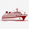 Cruise Ship Vector Art In PDF File Format For Free Download