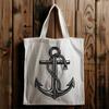 Beautiful Anchor - Craft DXF