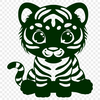 Tiger Artwork In SVG File Format For Free Download