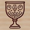 A simple vector cup illustration suitable for various digital design applications.
