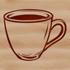 Simple Cup Graphic Design A simple graphic illustration of a coffee cup, suitable for design and crafting projects.