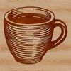 Free Vector Cup Design A simple vector illustration of a cup, ideal for use in digital design and cutting projects.