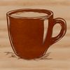 Cup Design SVG for Cricut Projects Illustrated cup design vector graphic for digital cutting machines and craft projects.