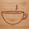 Simple Vector Graphic Cup A simple line drawing of a coffee cup, designed as a vector graphic.