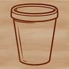 Basic Cup Clip Art Vector illustration of a basic cup design, suitable for various applications.