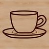 Simple Cup Design A simple line drawing of a cup with handle.