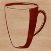 Free Clip Art Design Vector A simple illustration of a cup, ideal for graphic design and digital crafting.