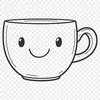 Coffee Cup In DXF For Download, Free Commercial Use