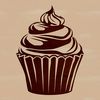 Dessert Delight Vector Art A vector graphic representation of a single serving dessert cake.