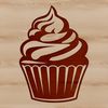 Delicious Vector Cupcake Illustration A detailed vector illustration of a single cupcake on a white background.