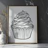 Creative Cupcake In PDF And PNG