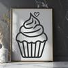 Beautiful Cupcake Vector Art