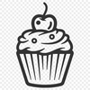 Free Beautiful Cupcake - Free SVG Download, Commercial Use