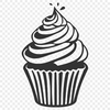 Creative Cupcake In DXF For Free Download