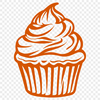 Cupcake In DXF For Download, Free Commercial Use