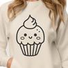 Cupcake Vector Drawing In SVG File Format For Free Download