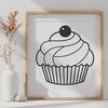 Free Unique Cupcake Digital Art