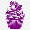 Beautiful Cupcake PNG - For Glowforge Project