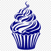 Artistic Cupcake Printable Artwork - Free SVG Download