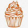 Artistic Cupcake In DXF For Free Download