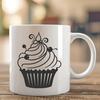 Creative Cupcake Vector Craft File