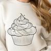 Stunning Cupcake Digital Drawing - Free PNG Download