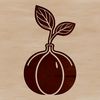 Radish Illustration Vector Graphics An isolated SVG graphic of a radish with clean lines.