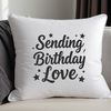 Happy birthday quote in vector design format suitable for Cricut or laser cutting.