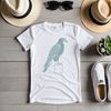 Free Bird Cut File SVG SVG silhouette of a bird of prey, ideal for cutting machine projects with Cricut, laser engraving, or pyrography.