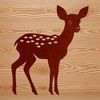 Wild Deer Illustration in Vector Format Illustration of a wild animal deer in vector format