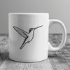 Free Vector Hummingbird Graphics A vector graphic representation of a hummingbird species.