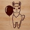 Colorful Andean Animal Vector Art A stylized vector illustration of a friendly alpaca, suitable for personal or commercial projects.