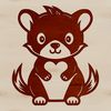 A high-resolution vector illustration of a cute bear designed for various applications.