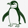 Free Penguin Clip Art Vector Design Vector design featuring a single penguin animal, suitable for digital use.