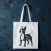 Boston Terrier Clip Art SVG File Download Boston Terrier dog breed in vector format, ideal for digital cutting and crafting.