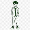 Young Boy Portrait Vector A youthful child's portrait in vector format.