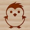 Cute Chick SVG Clip Art A simple line drawing of a cute farm animal chick standing on grass.