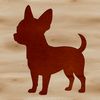 Small breed dog silhouette designed as vector art for commercial or personal use.